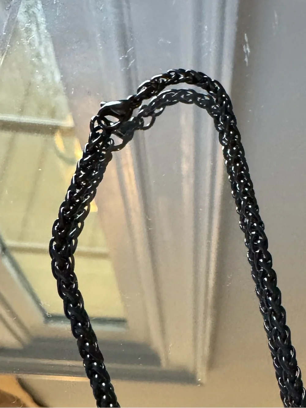SkeletonHD Titan Skull Pendant Chain Matte Black Stainless Steel Necklace